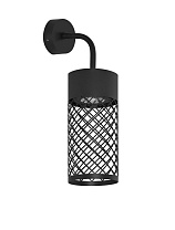 Sandy Black Aluminium LED 9Watt 220-240Volt 395Lm IP65 3000K D:10 H:35 cm