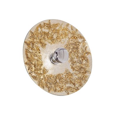 Бра Luna Kolarz, Ø 42 см, хром, декор Liberta Silber 0423.61M.V1.5.SA