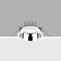 Easy Ø 163 mm - warm white - INVERTER - UGR<19 29.4W 3010lm - 3000K - On/off - Colour: White / Aluminium
