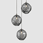 Liquid Light Standard - Brushed Nickel, 3 Drop Cluster подвесной светильник, Rothschild & Bickers — фото 1