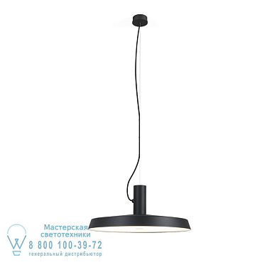 подвесной светильник черный на тросе