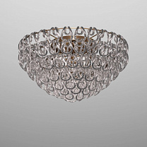 Потолочный светильник GIOGALI 80 CRYSTAL SILVER MATT BRONZE 1 E27 CE 1