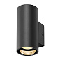 1006441 SLV ASTO TUBE WL cylindrical 1x10W black настенный светильник — фото 5