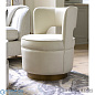 Stella Swivel Chair-Milk Leather Global Views кресло