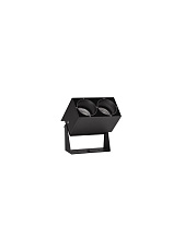 Sandy Black Aluminium & Glass LED 10Watt 220-240Volt 604Lm IP65 CCT 3000-4000-5000K by Dip Switch L:13.5 W:7 H:16.5 cm