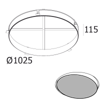 SUPERNOVA 95 RECESSED KIT 274 94 1010 Delta light