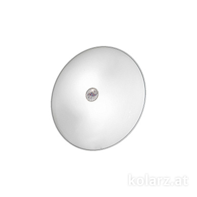 Kolarz Centro 0314.U12.5/ki50 потолочный светильник хром белый ø32cm высота 8cm 2 лампы e14