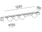 MODERN BALL surface AQForm накладной светильник MB4414