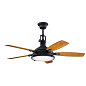 52" Hatteras Bay Fan Distressed Black люстра-вентилятор 310018DBK Kichler — фото 4