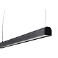 61101 Faro VICO 60 Black pendant lamp with surface canopy потолочный светильник матовый черный