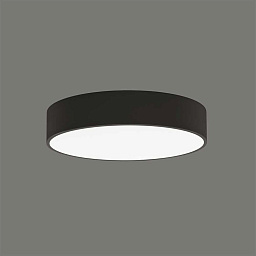 P345340NDP ACB Iluminacion Isia потолочный светильник с чёрным корпусом и белым рассеивателем