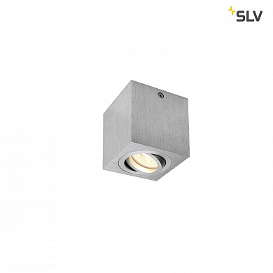 1002004 SLV TRILEDO SQUARE GU10 CL светильник потолочный для лампы GU10 50Вт макс., матированный алюминий