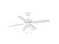 33712-12 YAKARTA Ø1210MM WHITE 4 BLADES 3XE27 60W люстра с вентилятором Faro barcelona