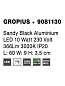 9081130 GROPIUS Novaluce светильник LED 10W 230V 366Lm 3000K IP20