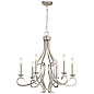 Ania 6 Light Chandelier Brushed Nickel люстра 52240NI Kichler — фото 1