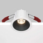 Alfa LED Maytoni встраиваемый светильник DL043-01-10W3K-RD-WB бело-черный