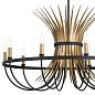 Baile 10 Light Chandelier Natural Brass and Black люстра 52459BK Kichler