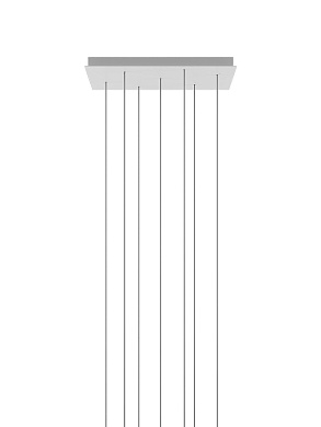 Потолочная розетка Rectangular Cluster System 7 Lights Lodes