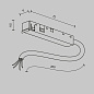 Комплектующие для трековой системы Maytoni Accessories for tracks Exility X Черный TRA239B-42B — фото 4