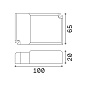 266671 Ideal Lux OFF DRIVER 1-10V/PUSH 32W 700mA LED driver — фото 1