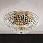 DLU 2327/6/55 gold Sheraton Orion крупная золотая кристальная люстра — фото 2