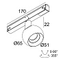 26720 9220 B Delta Light PR SPLITLINE M26L/M35R - BOWIE 1 MDL Трековое освещение — фото 1