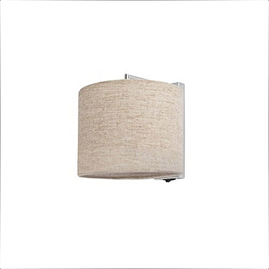 62705 SAHARA Chrome/linen wall lamp настенный светильник Faro barcelona