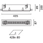 MU77 Laser Blade iGuzzini Adjustable 15 - cell Recessed frame - LED - Warm white - DALI dimmable power supply - Beam 12°