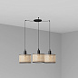 64314-47-3L MAMBO BLACK PENDANT LAMP RATTAN LAMPSHADE ø210*200 подвесной светильник Faro barcelona