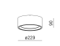 RING rim surface AQForm накладной светильник MN0014