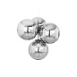 Globe Chandelier Small Silver LED Tom Dixon, люстра — фото 1