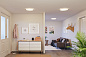 71034 Paulmann Atria Shine Круглый светильник IP44, 420 мм, 22 Вт, 2300 лм, 4000 К, имитация дерева — фото 4