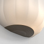1455002 Veo Astro lighting настенный светильник бронза / белое стекло — фото 4
