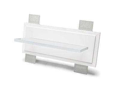 настенный светильник прямоугольной формы с узким рассеивателем и направленным светом