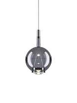 SKY-FALL ROUND MEDIUM SUSPENSION GLOSSY SMOKE 3000K CE