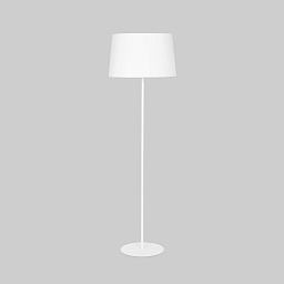 84960 TK Lighting Maja напольный торшер с цилиндрическим текстильным абажуром на круглой подставке