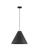 Rough Matt Black Papier-Mâché LED E27 1x12Watt 100-240Volt IP20 Bulb Excuded D:45 H:180 cm