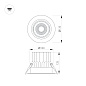 Поворотный встраиваемый светильник Arlight MS-VORTEX-BUILT-R135-30W — фото 15