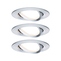 Downlight Nova 3-piece set Swivelling round 50°