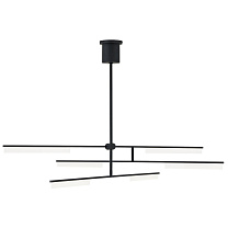 Klee 6-Light Chandelier 6-Light Chandelier nightshade black 3000K 90 CRI