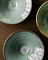 2046709 Audo Copenhagen Triptych Декоративная чаша, Ø22,5x8 см, кораллово-голубой — фото 4