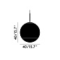 Mirror Ball LED 40cm Tom Dixon, подвесной светильник — фото 1