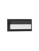 Sandy Black Aluminium Acrylic Diffuser LED 18 Watt 2132Lm 3000K 220-240V Beam Angle 120º IP65 L: 29 W: 14.5 H: 10.2 cm
