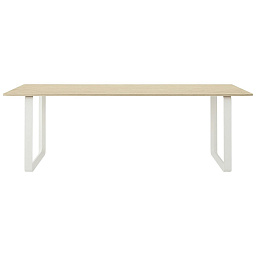 65184 Muuto 7070 обеденный стол шпон дуб белый 90x225 см