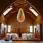 441 Koura David Trubridge Подвесной светильник каплевидной формы из фанеры бирюзового оттенка — фото 2