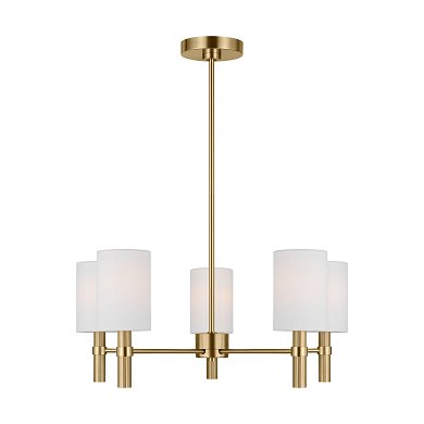 Люстра Visual Comfort Manor, латунь DJC1135SB