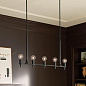 Torvee 42" 5 Light Linear Chandelier Black люстра 52425BK Kichler — фото 5