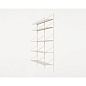 8422 Shelf Library Frama Книжный стеллаж двойной белый 185.2x80 — фото 2