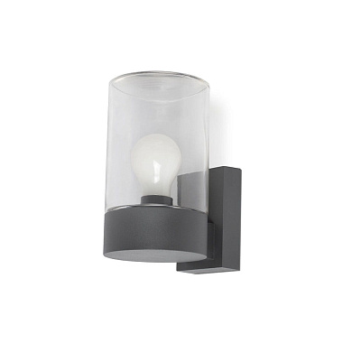 71743 Faro KILA Dark grey wall lamp transparent уличный настенный светильник темно-серый