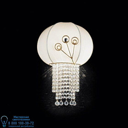 7026/A1 MM lampadari Balloon настенный светильник с круглыми элементами и ниспадающими хрустальными подвесками